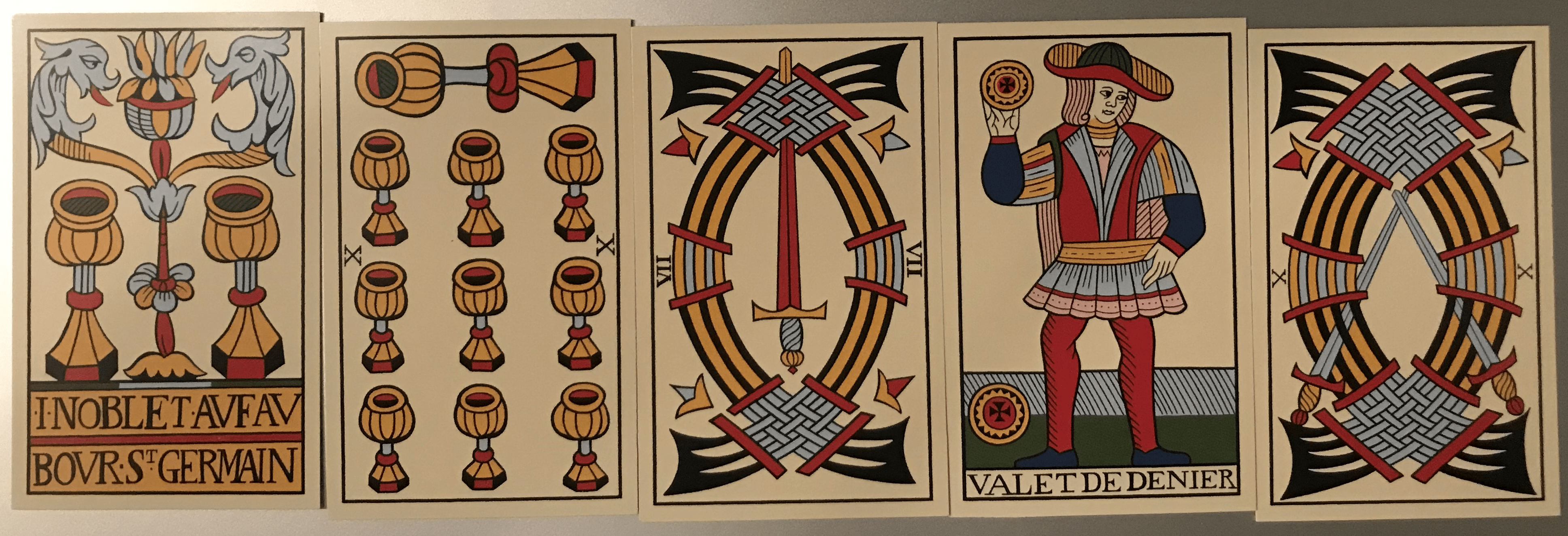 Tarot de Marseilles Cinderella Spread