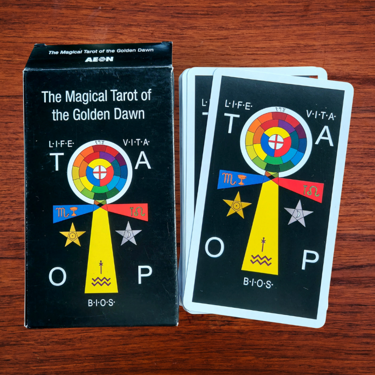 Review:    The Magical Tarot of the Golden Dawn Deck: 78 Cards for Divination, Meditation and High Magic