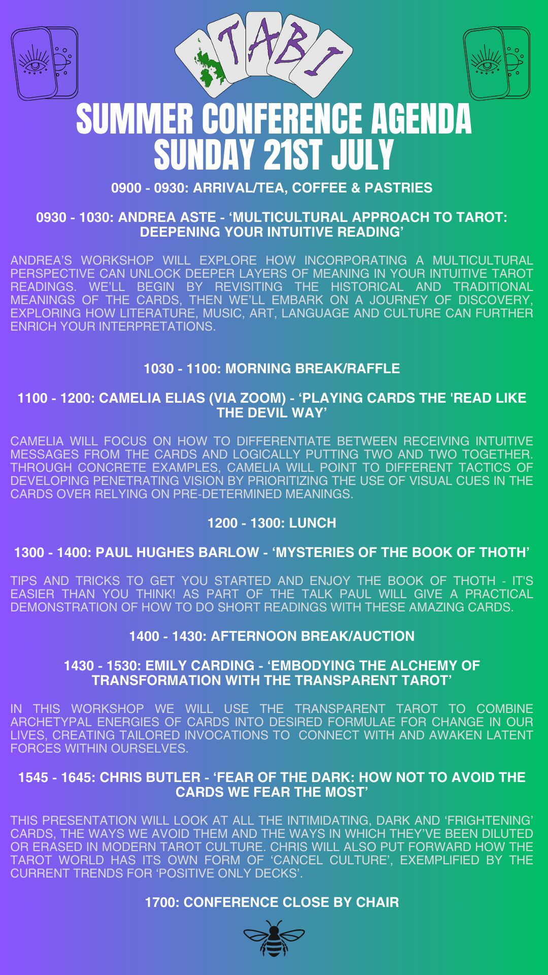 Sunday leaflet agenda